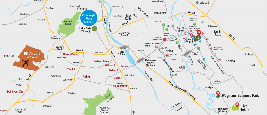  Artha Mart location map 