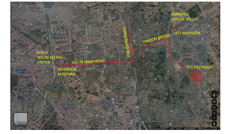  ATS Destinaire location map 